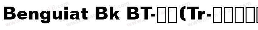 Benguiat Bk BT-粗体(Tr字体转换